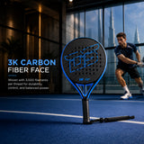Padel Racket 3K Carbon