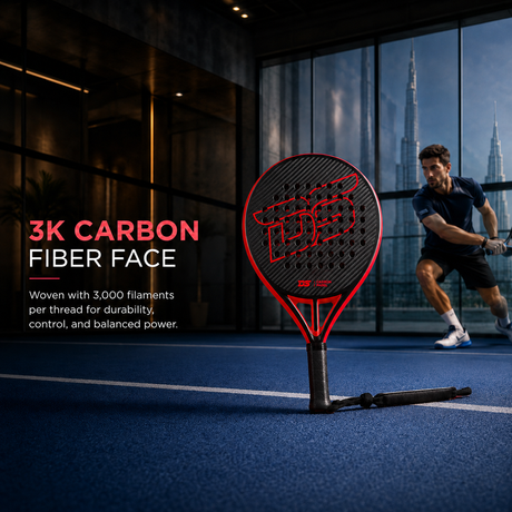 Padel Racket 3K Carbon