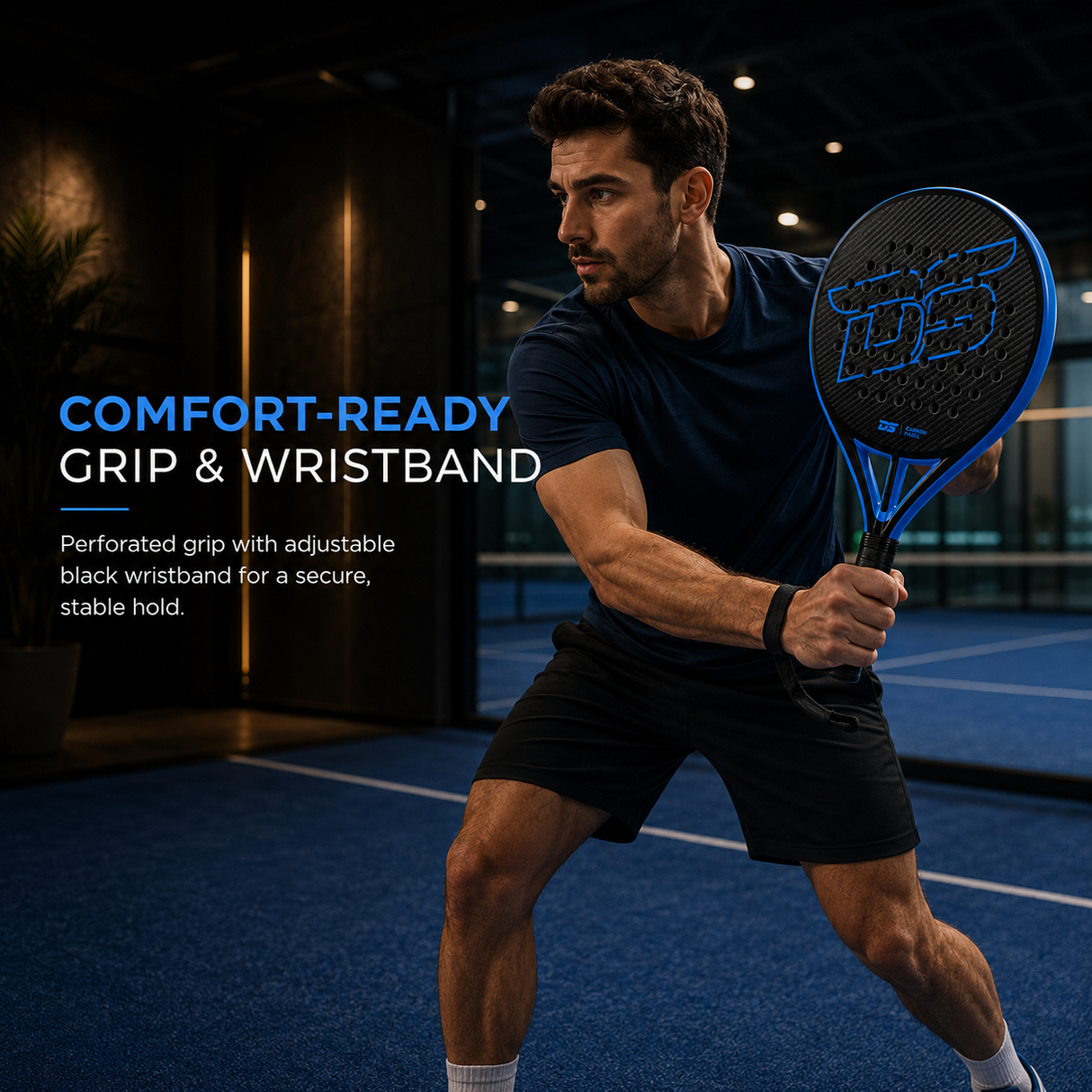 Padel Racket 3K Carbon