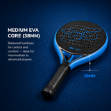 Padel Racket 3K Carbon