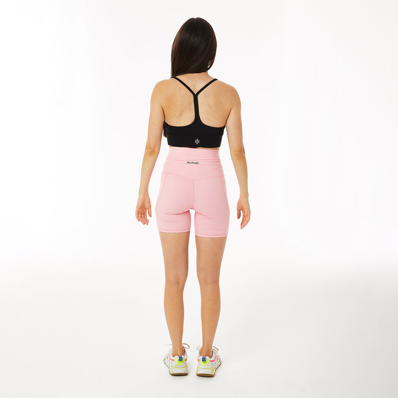 Thea Side Pocket Short - Pink