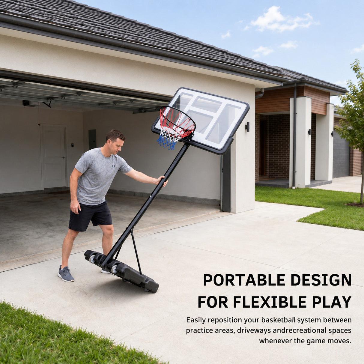 Portable Club Basketball System
