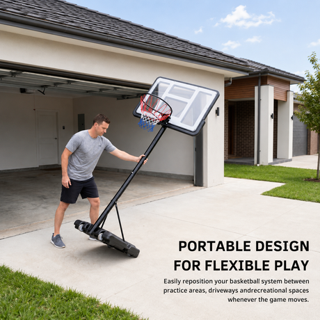 Portable Club Basketball System