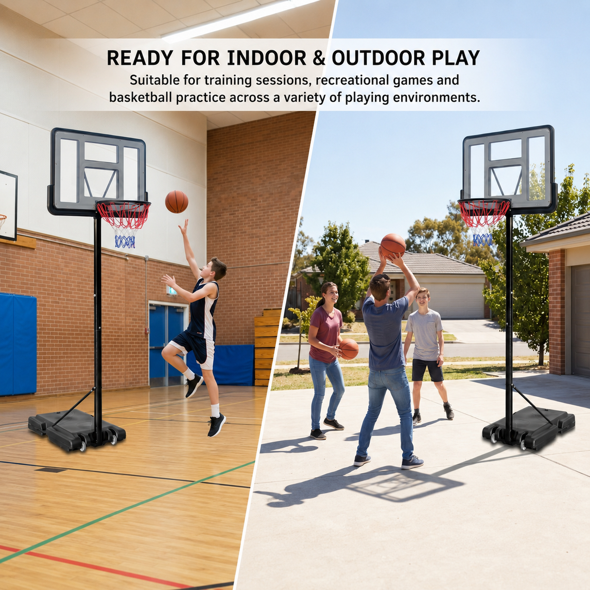 Portable Club Basketball System