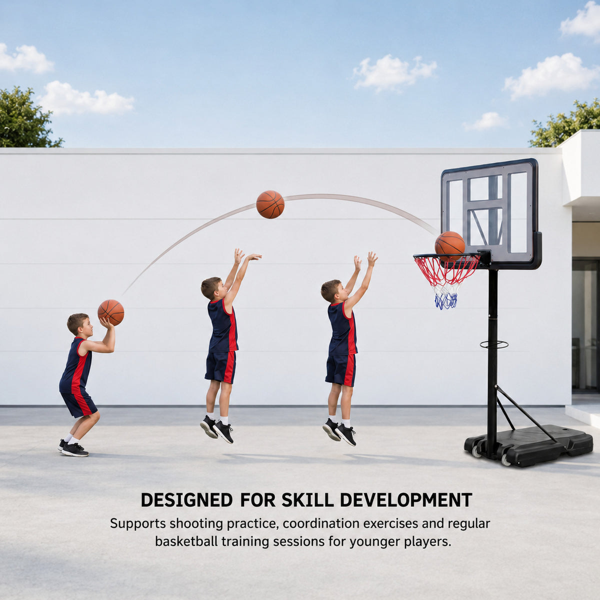 Portable Club Basketball System