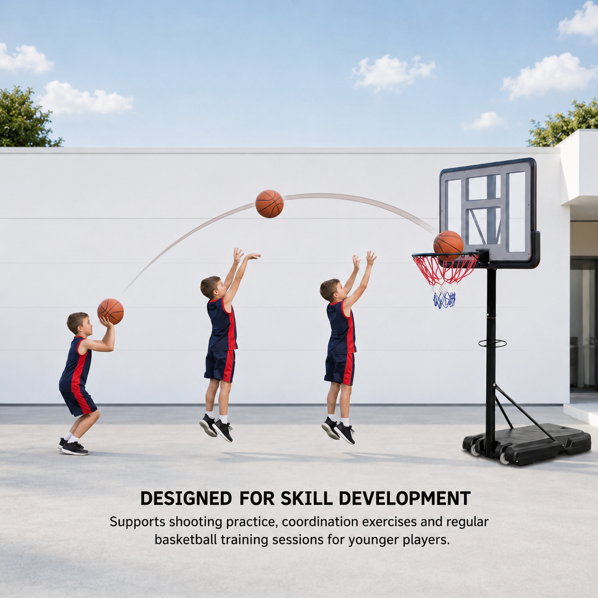 Portable Club Basketball System