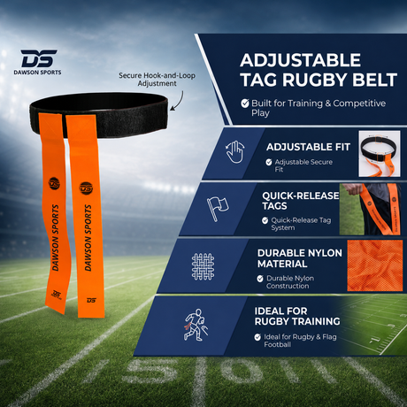 Rugby Flag Tag Belt -  2 Tags / 1 Belt