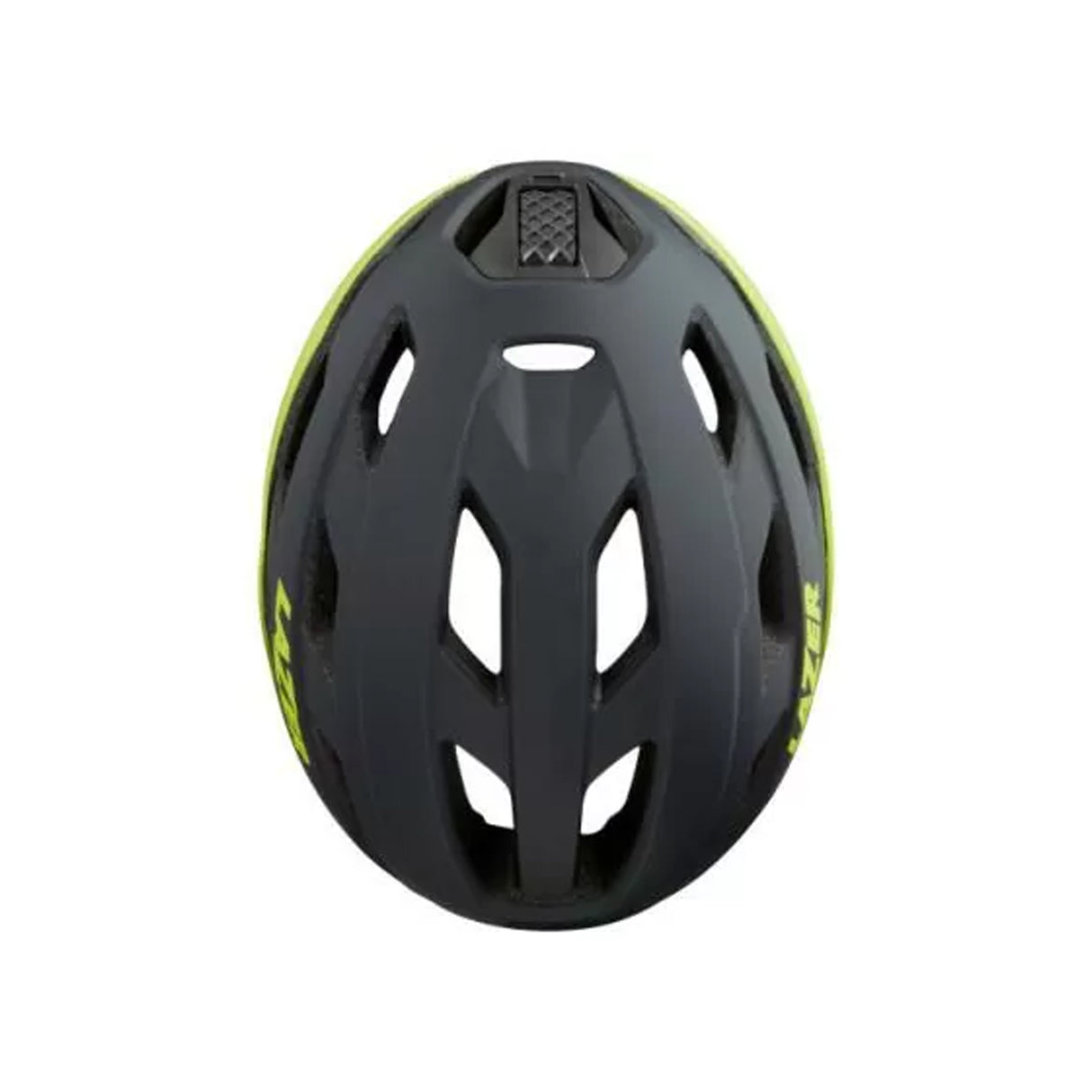 Lazer KC / Matte Dark Grey Flash Yellow  M