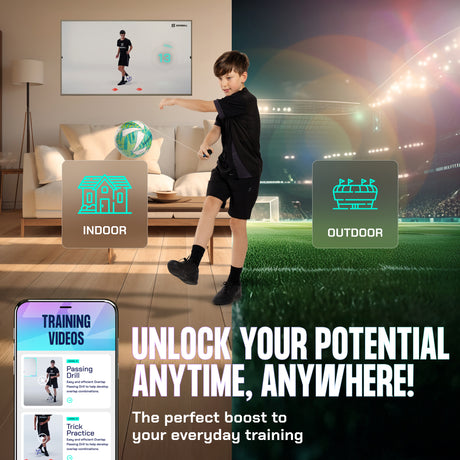 Senseball Football Kick Trainer Pro-Level - Size 2 Ball (Green)