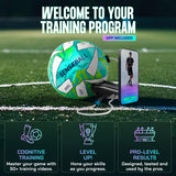 Senseball Football Kick Trainer Pro-Level - Size 2 Ball (Green)