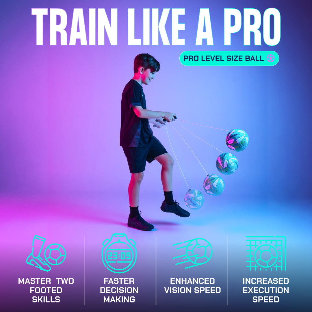 Senseball Football Kick Trainer Pro-Level - Size 2 Ball (Green)