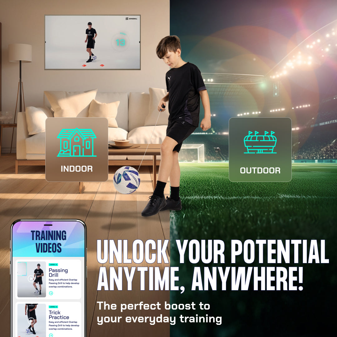 Senseball Soccer Kick Trainer All-Level - Size 3 Ball (Blue)