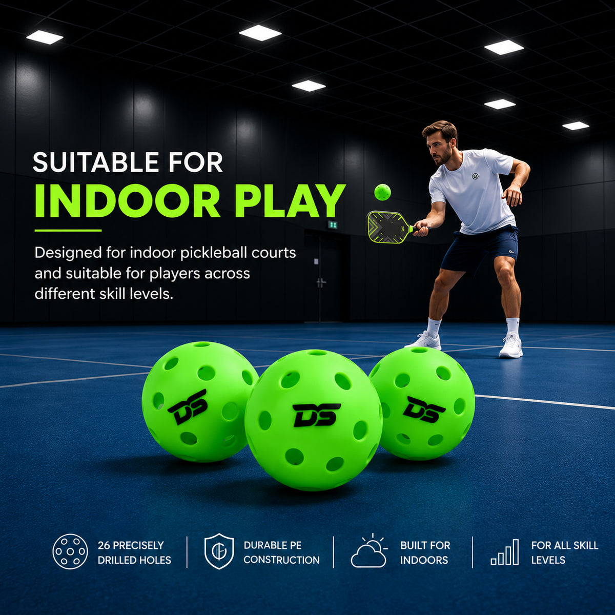 Pickleballs - Indoor