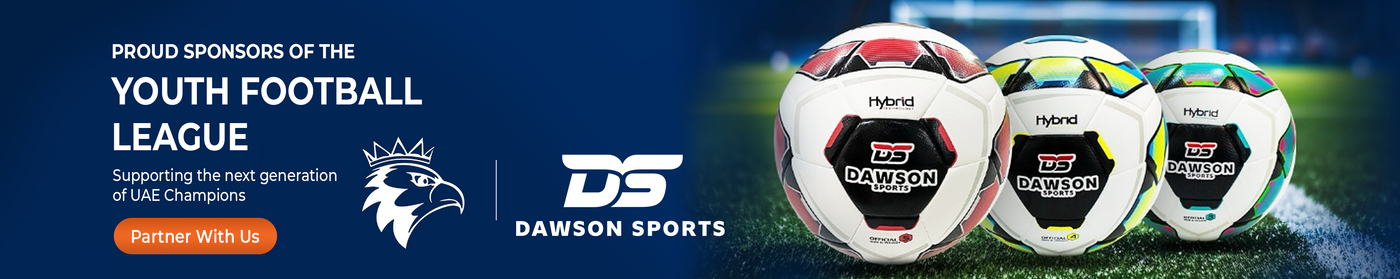 Dawson Sports is the proud sponsor of the youth football league in UAE, Dubai