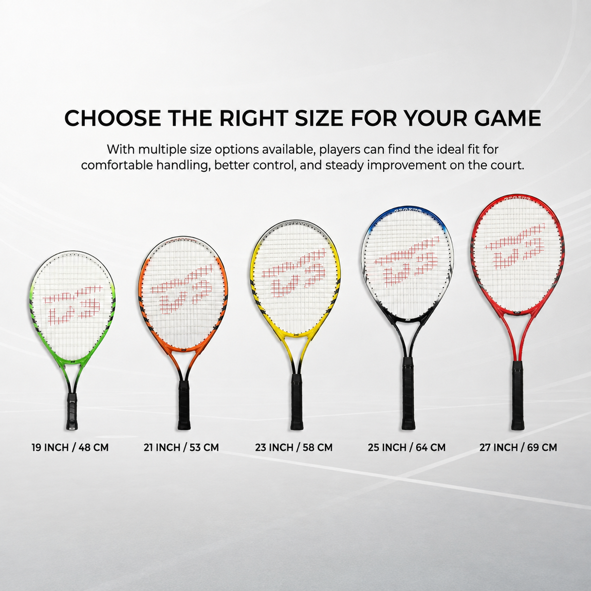 Tennis Racket (5 sizes available)