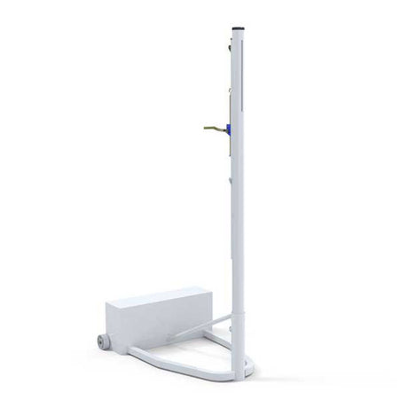 Galvanised Steel Mobile Volleyball Posts