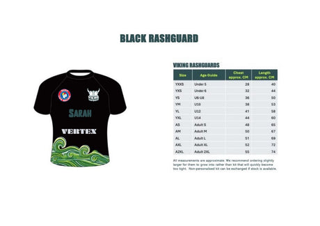 Vikings New Wave Black Rashie