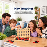 Wooden Connect 4 Game