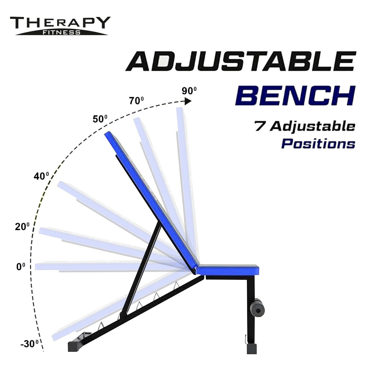 Adjustable Gym Bench (3 in 1) - Fitness - Dawson Sports