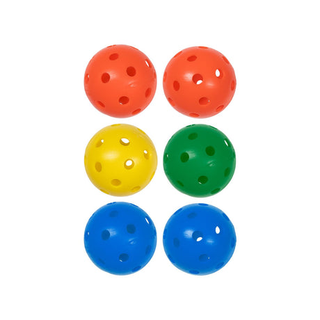 Airflow Practice Ball Assorted - Set of 6 - Golf Ball - Dawson Sports