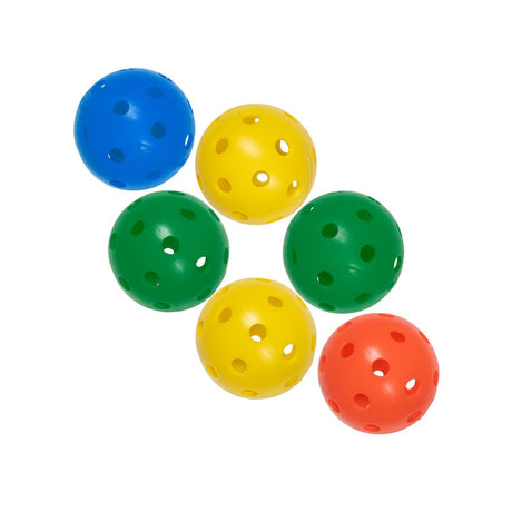 Airflow Practice Ball Assorted - Set of 6 - Golf Ball - Dawson Sports