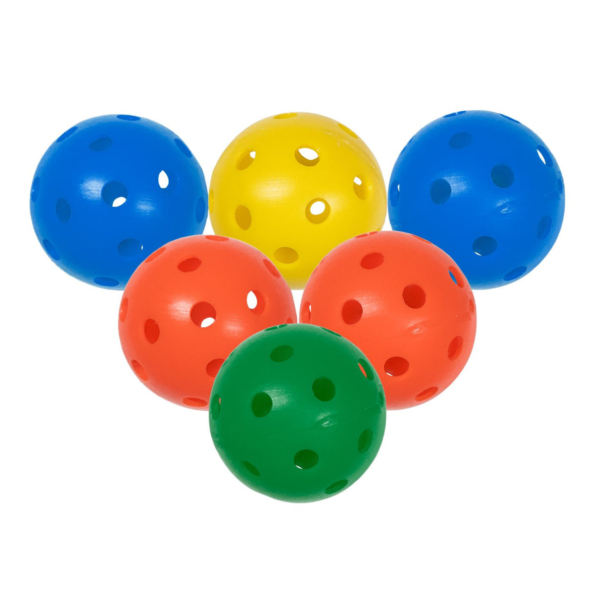 Airflow Practice Ball Assorted - Set of 6 - Golf Ball - Dawson Sports