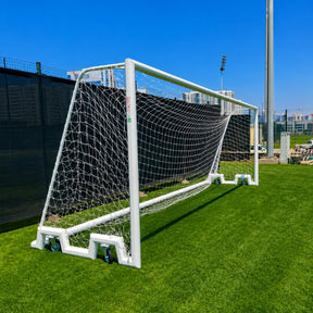 Aluminium Soccer Goal - 360° Swivel Wheels - Football Goal & Nets - Dawson Sports