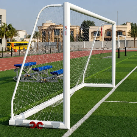 Aluminium Soccer Goal - Level Toggle Wheels - Football Goal & Nets - Dawson Sports