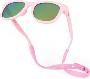 Baby Sunnies - Barbie Pink Flexible Polarized Baby Sunglasses with Strap 0 - 24 Months - Sunglasses - Dawson Sports