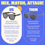Baby Sunnies - Black Polarized Kids Sunglasses 3 - 8 Years - Sunglasses - Dawson Sports