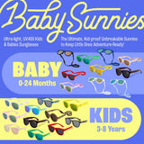 Baby Sunnies - Black Polarized Kids Sunglasses 3 - 8 Years - Sunglasses - Dawson Sports