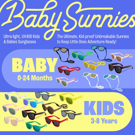 Baby Sunnies - Black Polarized Kids Sunglasses 3 - 8 Years - Sunglasses - Dawson Sports