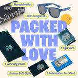 Baby Sunnies - Navy Blue Polarized Kids Sunglasses 3 - 8 Years - Sunglasses - Dawson Sports