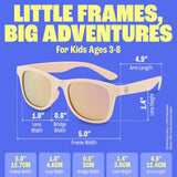 Baby Sunnies - Peach Polarized Kids Sunglasses 3 - 8 Years - Sunglasses - Dawson Sports