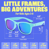 Baby Sunnies - Sky Blue Polarized Kids Sunglasses 3 - 8 Years - Sunglasses - Dawson Sports