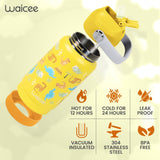 Beige Dinosaur 2.0 Bottle with Handle - 12oz / 350ml - Water Bottles - Dawson Sports