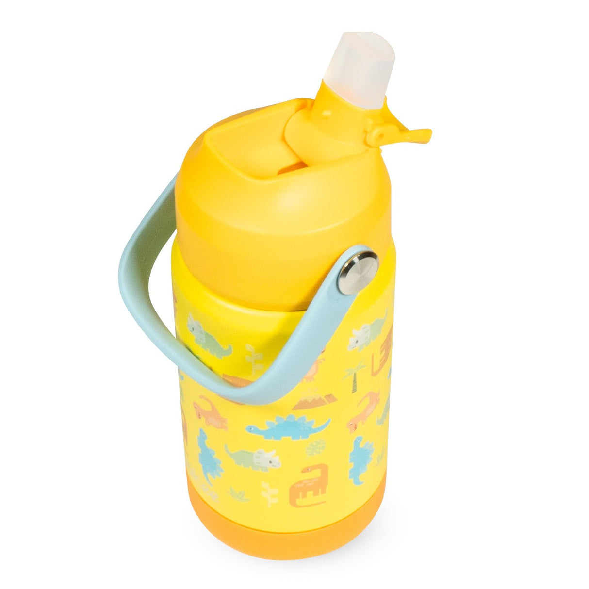 Beige Dinosaur 2.0 Bottle with Handle - 12oz / 350ml - Water Bottles - Dawson Sports