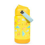 Beige Dinosaur 2.0 Bottle with Handle - 12oz / 350ml - Water Bottles - Dawson Sports