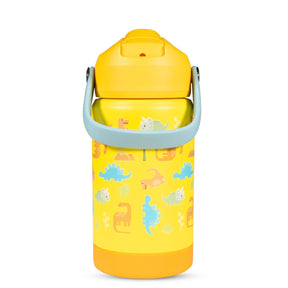 Beige Dinosaur 2.0 Bottle with Handle - 12oz / 350ml - Water Bottles - Dawson Sports