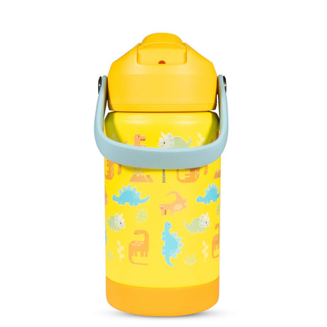 Beige Dinosaur 2.0 Bottle with Handle - 12oz / 350ml - Water Bottles - Dawson Sports