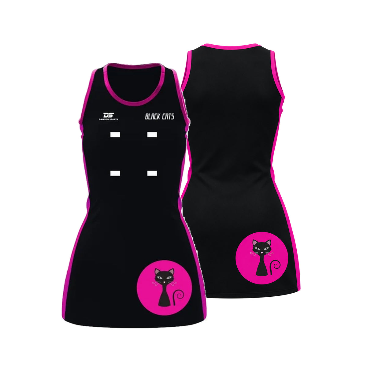 Black Cats Netball Dress