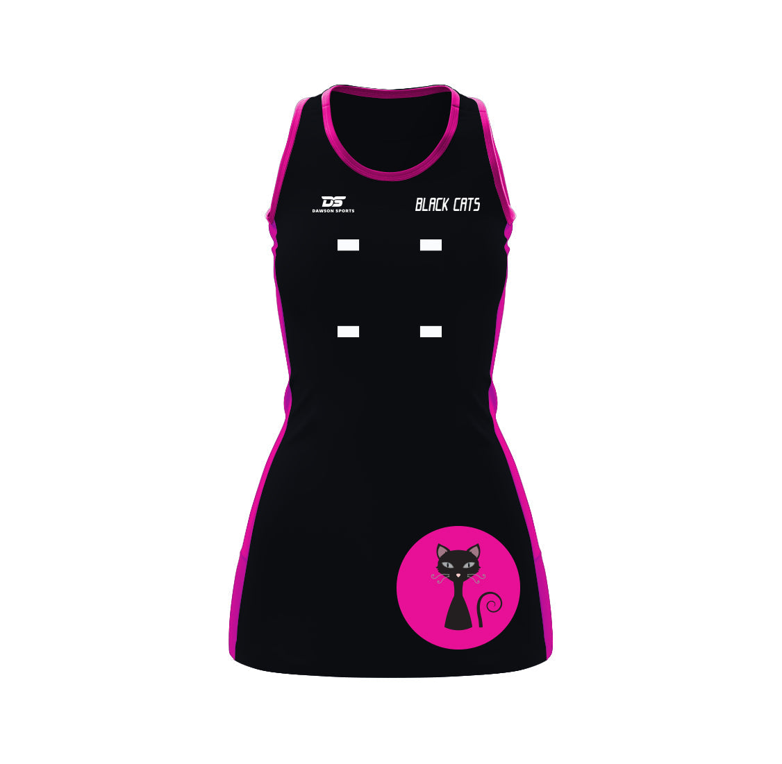 Black Cats Netball Dress