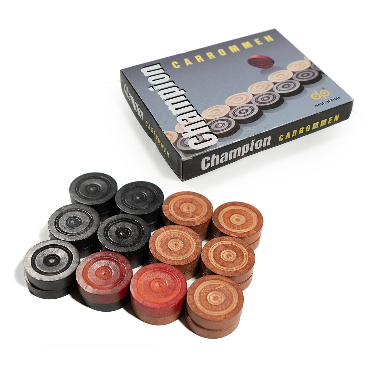 Carrom Coins - Champion - Carrom Coins & Set - Dawson Sports