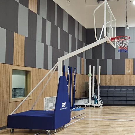 Competition Basketball System - Movable with Height Adjustable Ring - Basketball System - Dawson Sports