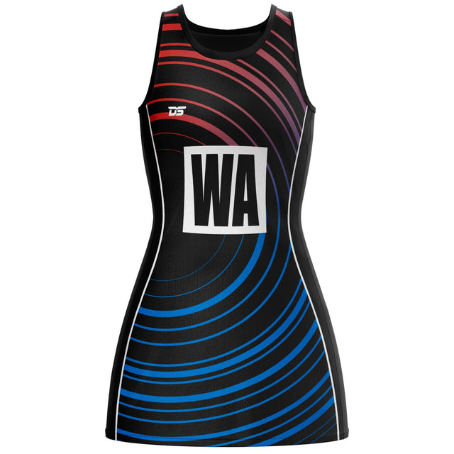 Custom Netball Dress - Design 11 - Bespoke Apparel - Dawson Sports