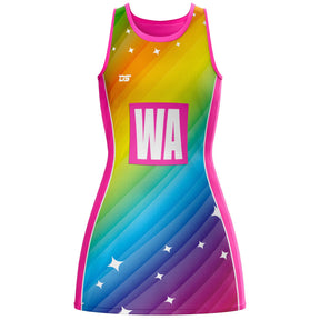 Custom Netball Dress - Design 12 - Bespoke Apparel - Dawson Sports