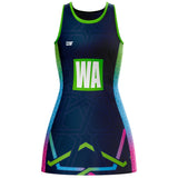 Custom Netball Dress - Design 14 - Bespoke Apparel - Dawson Sports