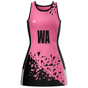 Custom Netball Dress - Design 19 - Bespoke Apparel - Dawson Sports