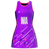 Custom Netball Dress - Design 20 - Bespoke Apparel - Dawson Sports