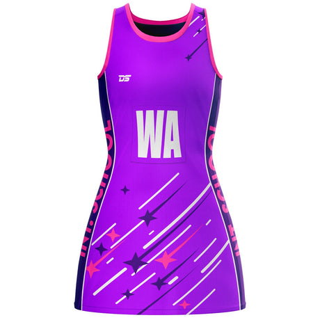 Custom Netball Dress - Design 20 - Bespoke Apparel - Dawson Sports
